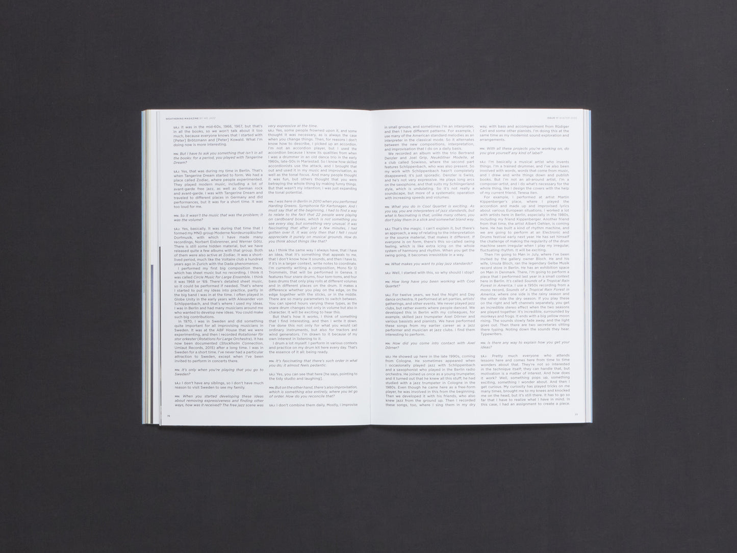 We Jazz Issue 17: Weathering