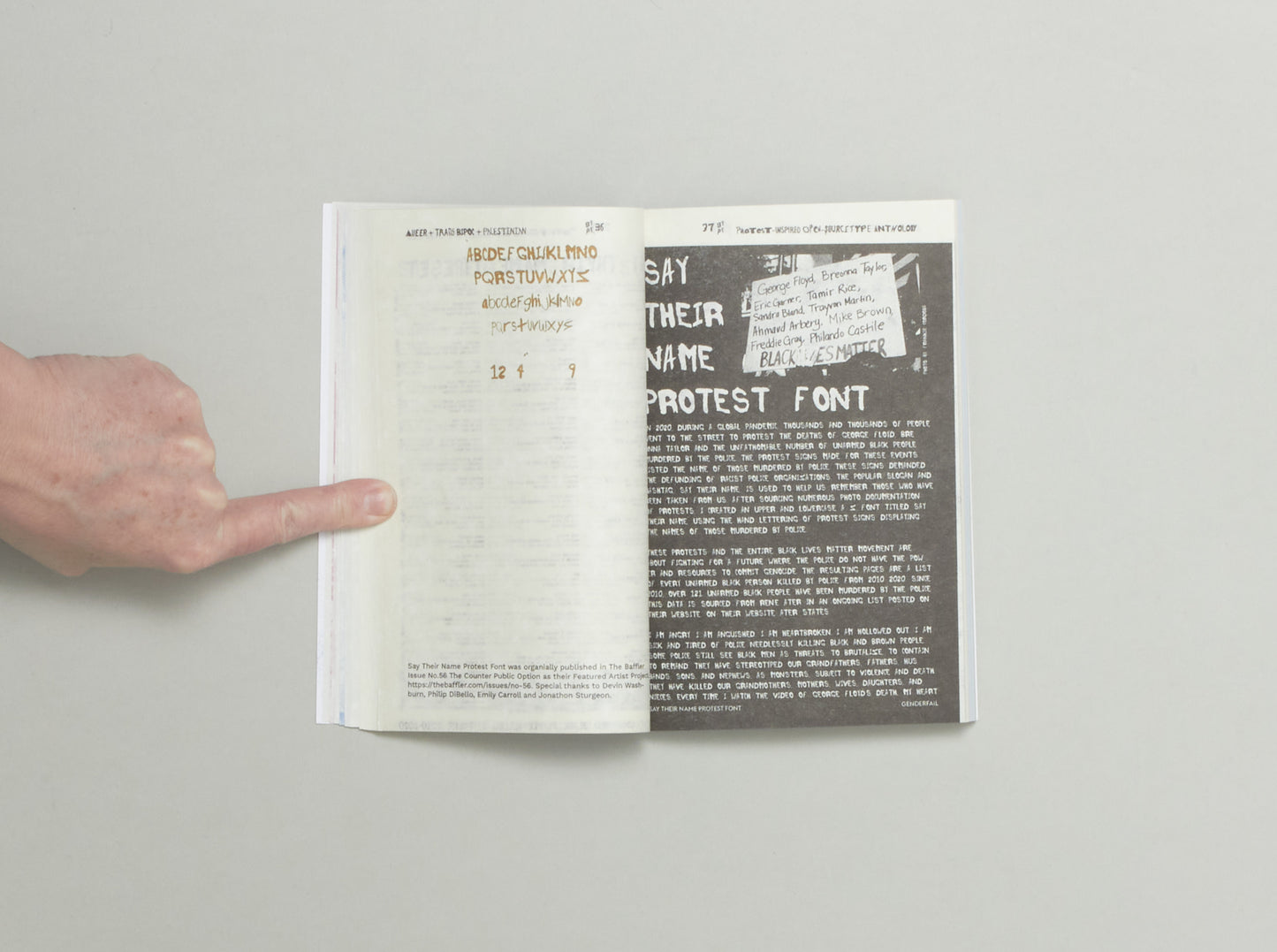 Queer + Trans BIPOC + Palestinian Protest-Inspired Open-SourceType Anthology: GenderFail Anthology of Queer Typography Vol.3 (Copy)