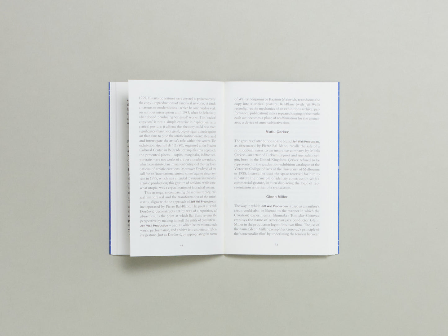 Jeff Wall Production, Submission Declined