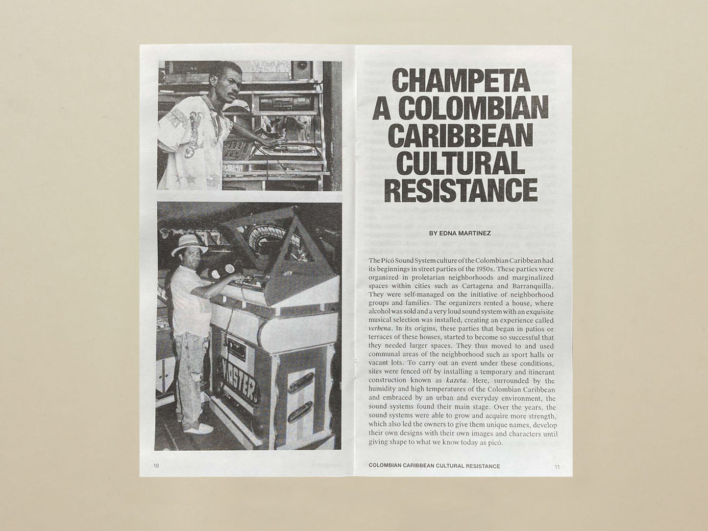 Roots to Fruits Nº2 Champeta: A Colombian Caribbean Cultural Resistance