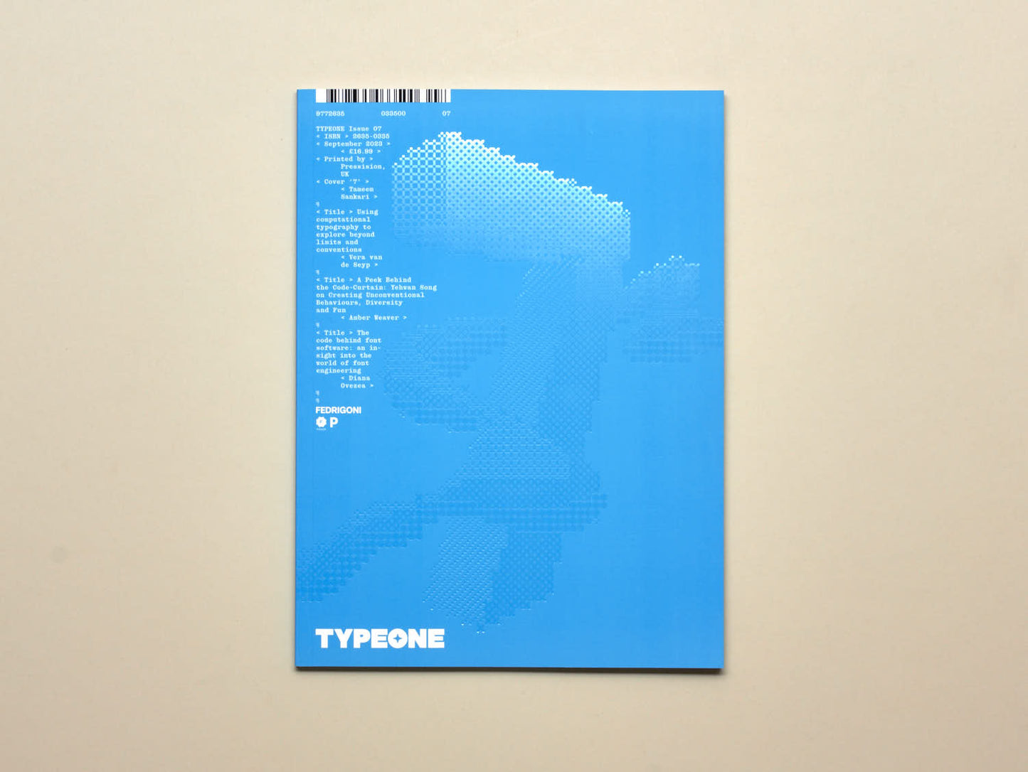 Typeone, #7– The Creative Coding Issue