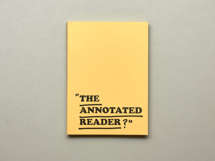 Ryan Gander and Jonathan P. Watts, The Annotated Reader