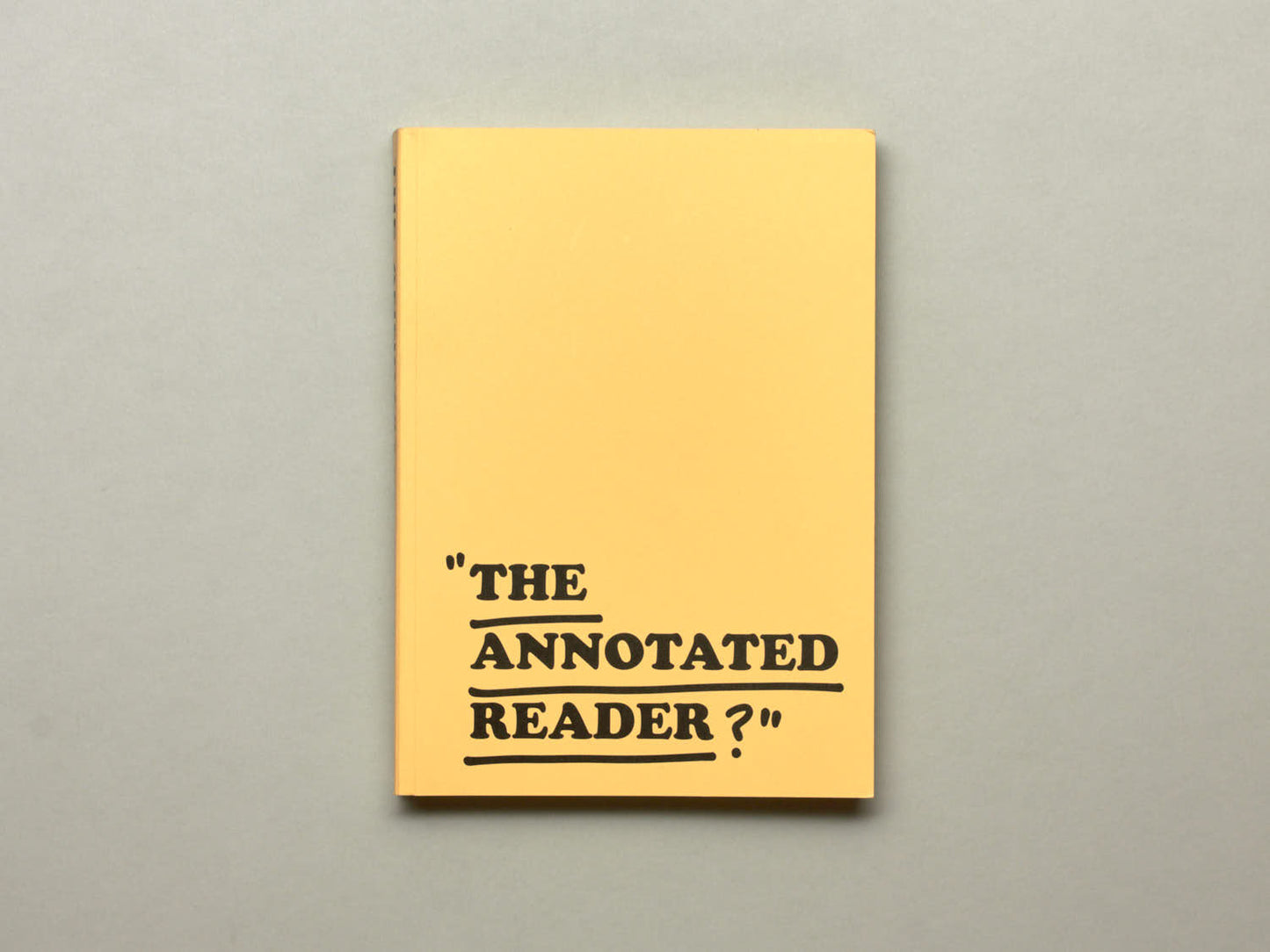 Ryan Gander and Jonathan P. Watts, The Annotated Reader