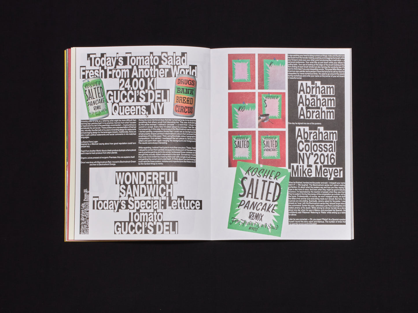 Typeone #09-- The Packaging design, food and typography issue