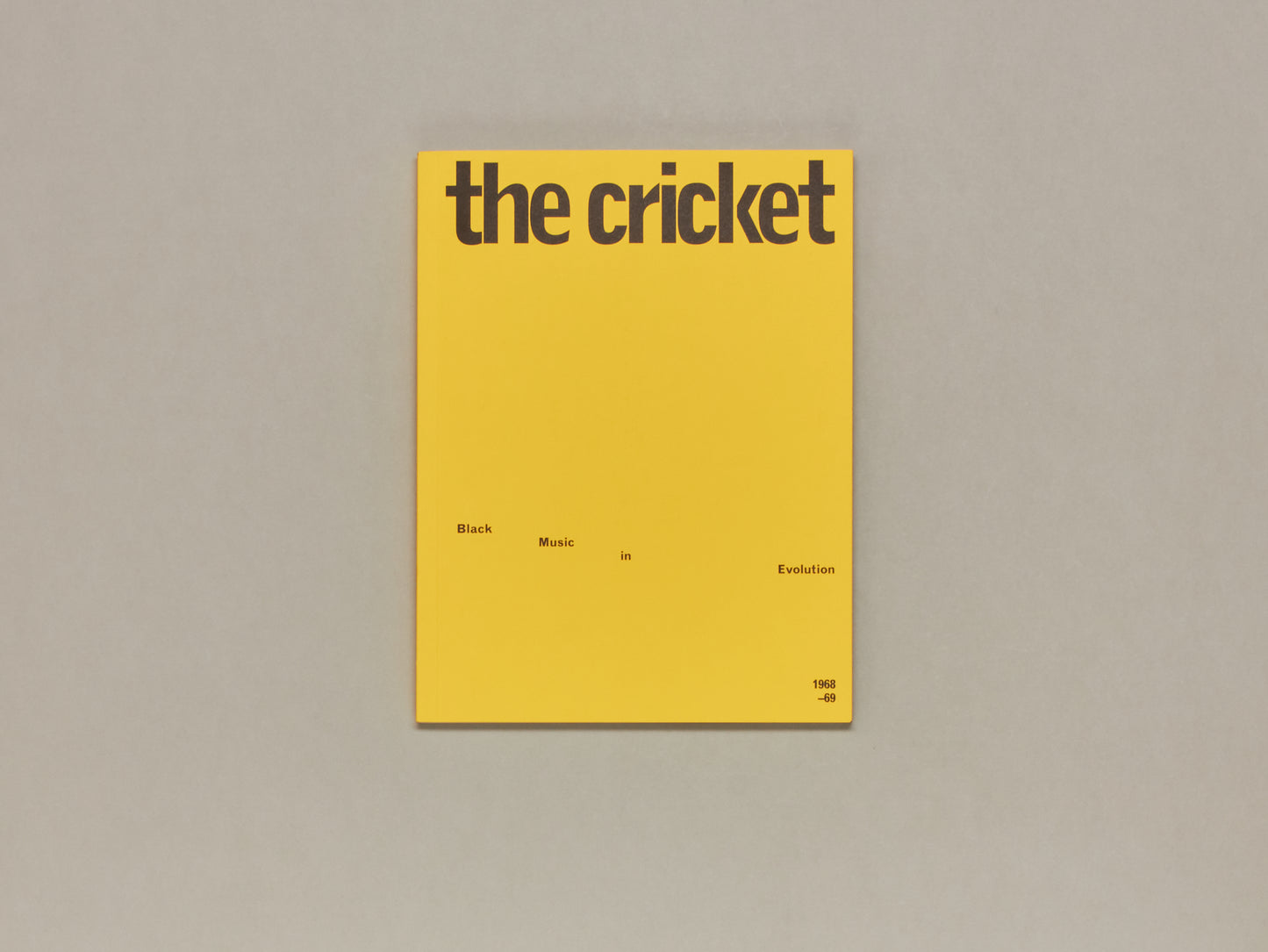 The Cricket: Black Music in Evolution