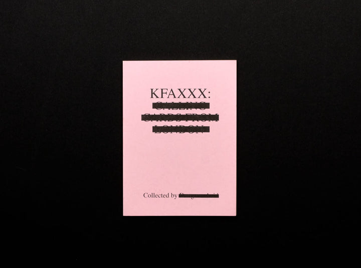 KFAXXX: Calling Cards From London