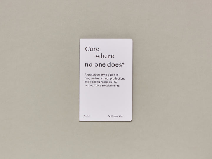 Freek Lomme, Care where no-one does