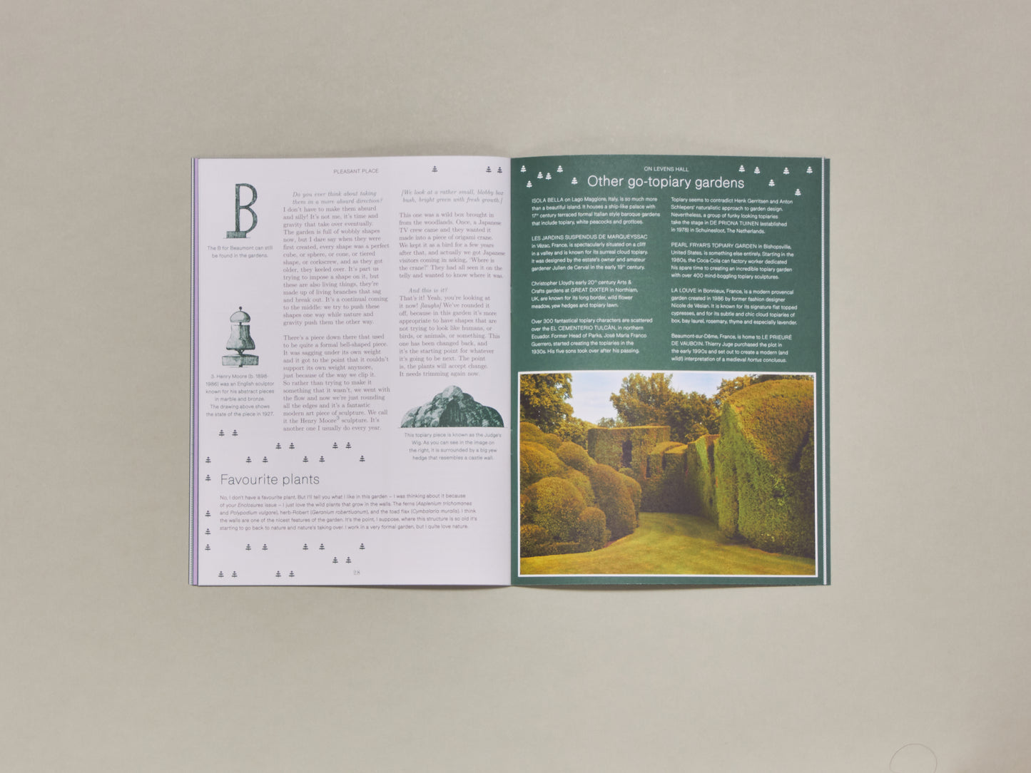 Pleasant Place Issue 6: Topiary