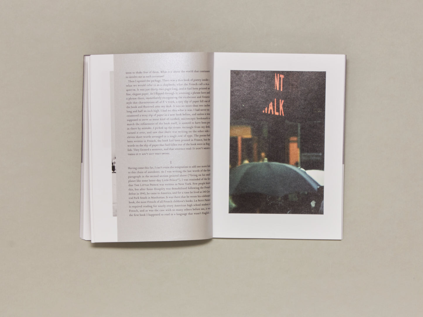 Paul Auster and Saul Leiter, It Don’t Mean a Thing – Reprint Edition