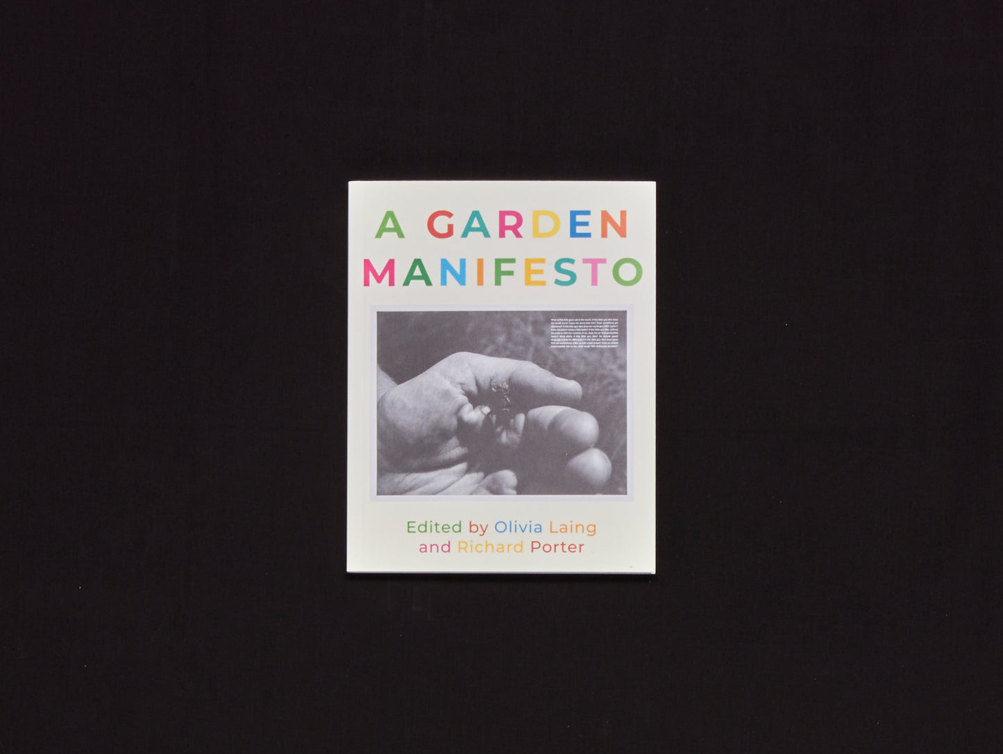 Olivia Laing and Richard Porter (eds.), A Garden Manifesto