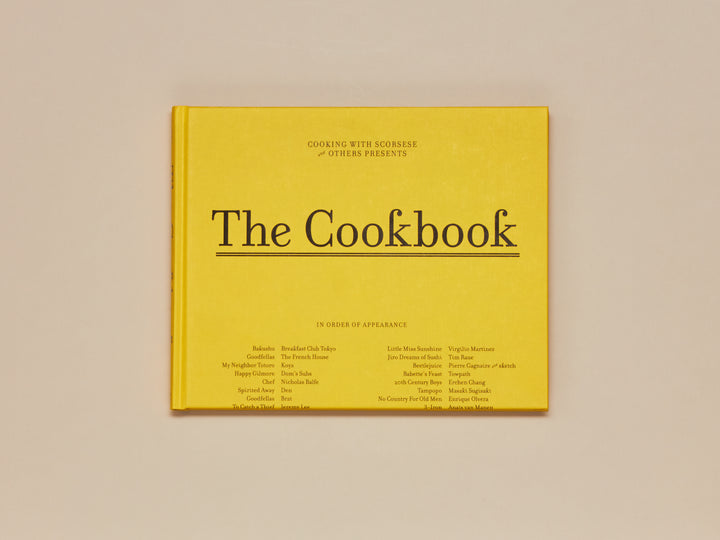 Cooking With Scorsese: The Cookbook