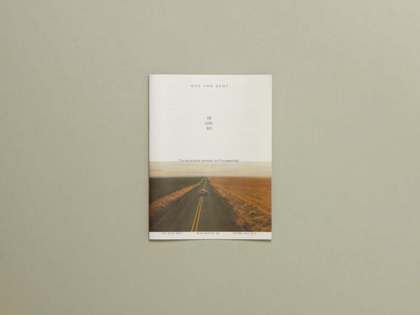 mono.kultur #38 Gus Van Sant