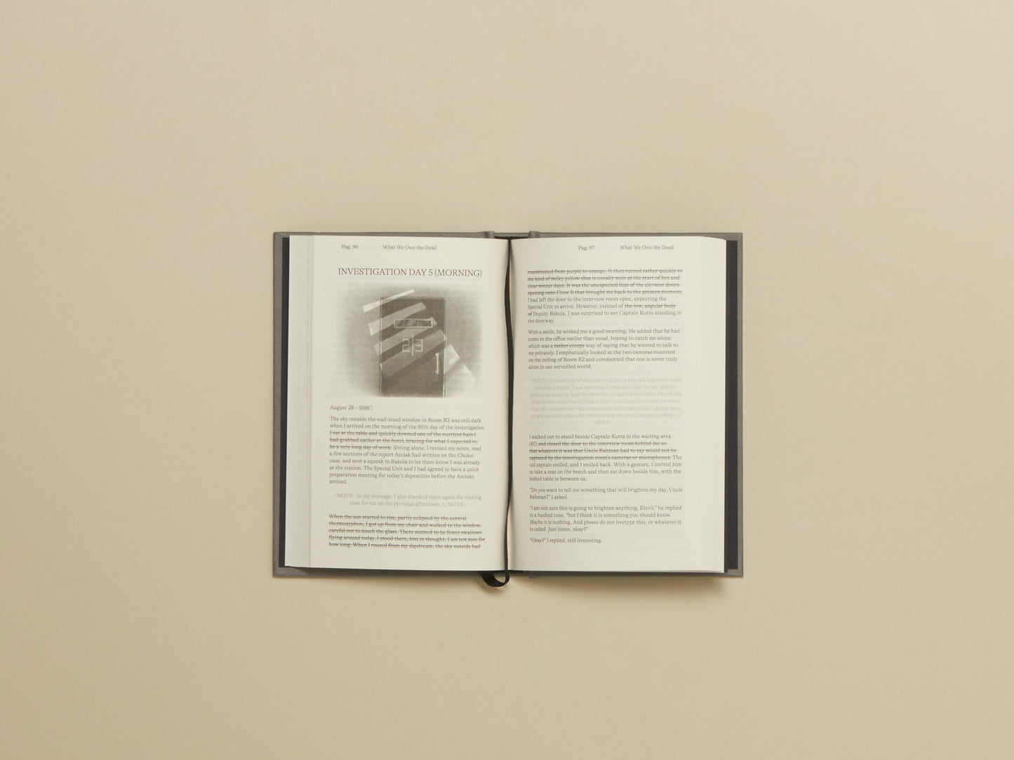 Stefano Gualeni, What We Owe the Dead: An experimental detective novel set in a dystopian society