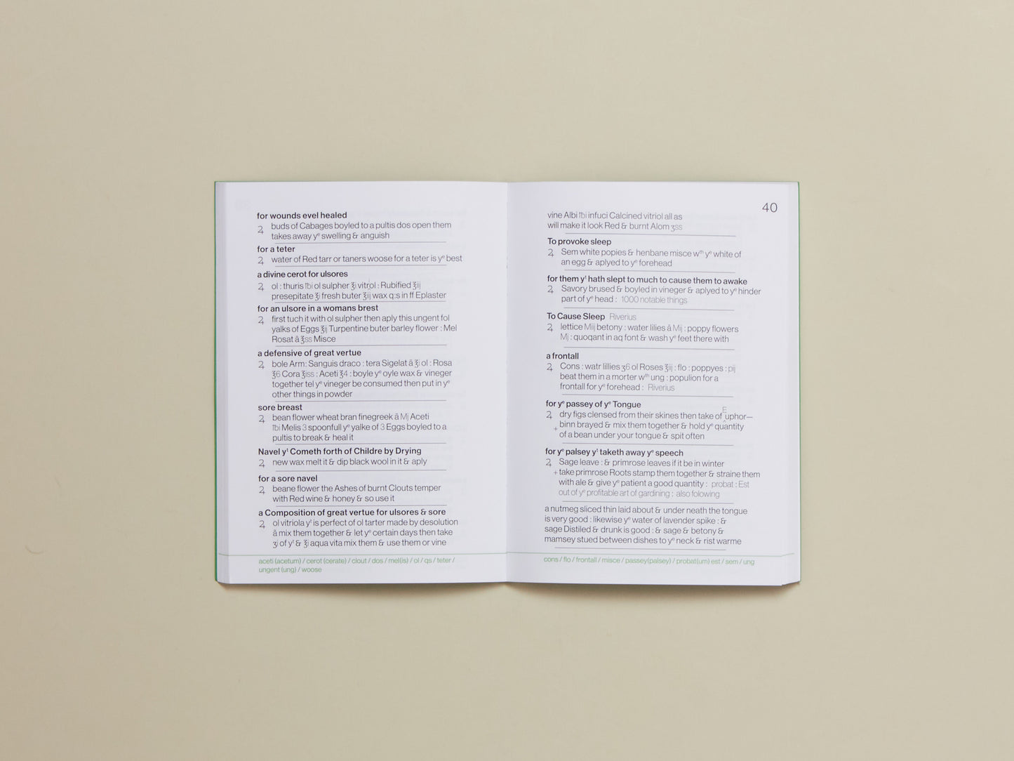 PRESCRIPTIONS: A Collection for Many Evils of the Body and the Mind, Also for Witchcraft.