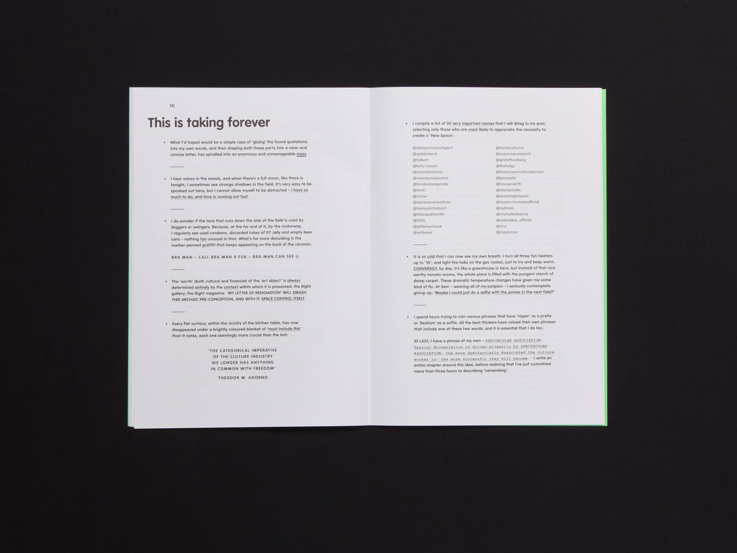 Scott King, The New Space