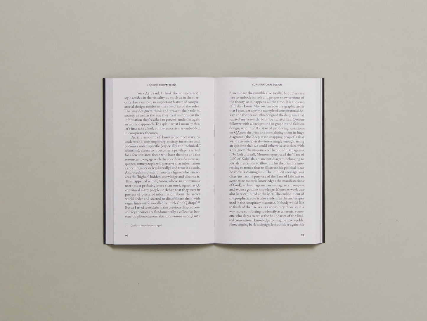 Carlo Bramanti, Conspiratorial Design: Information design for the bigger picture