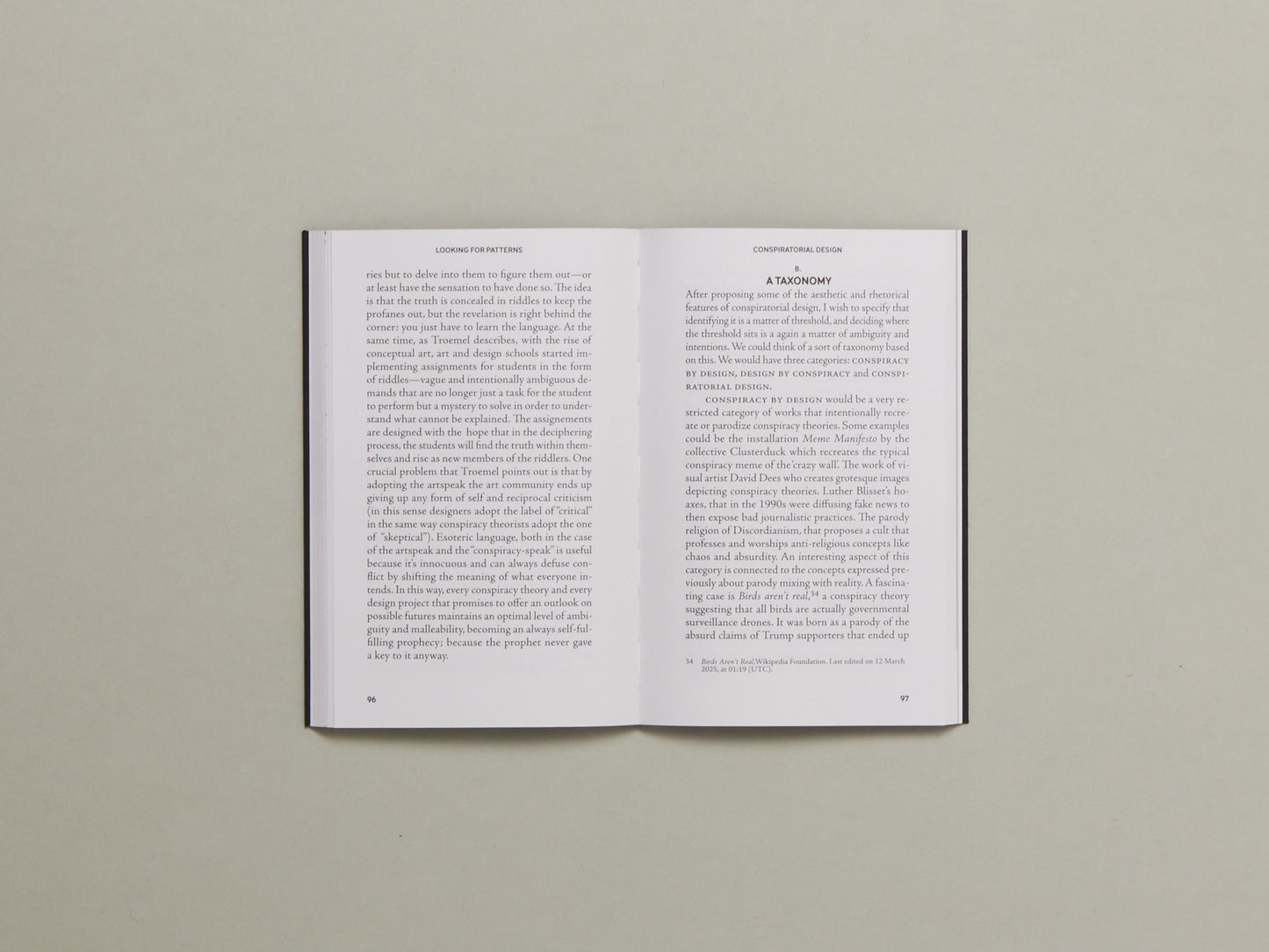 Carlo Bramanti, Conspiratorial Design: Information design for the bigger picture