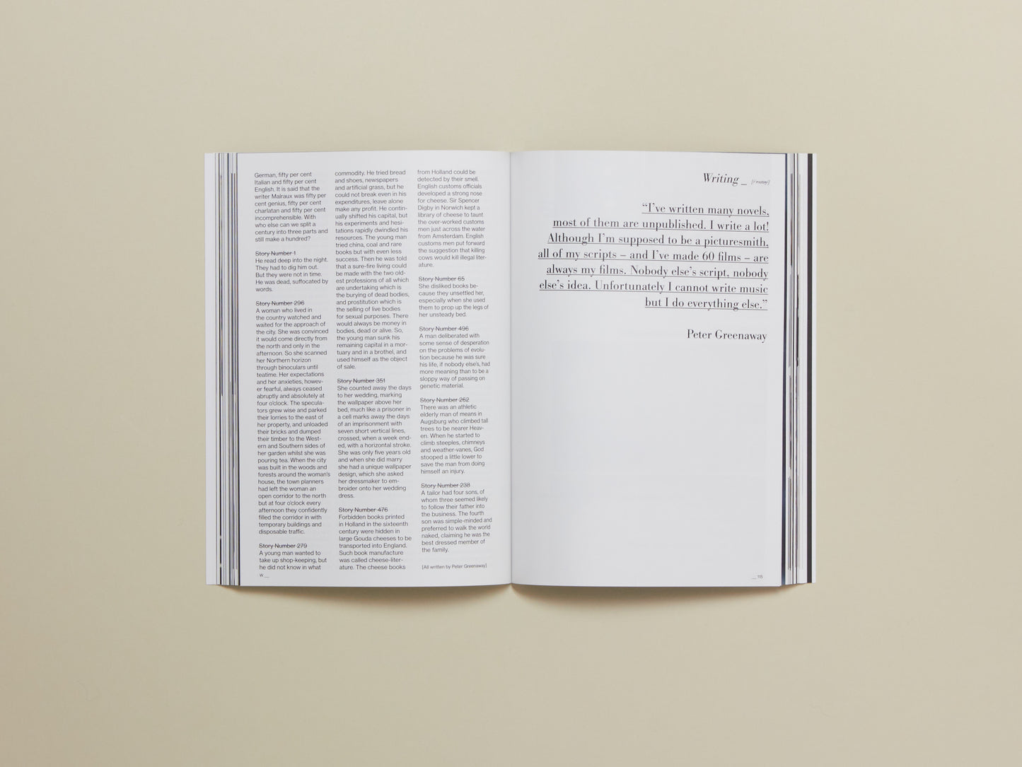 Doesn't Exist Issue 2: Peter Greenaway