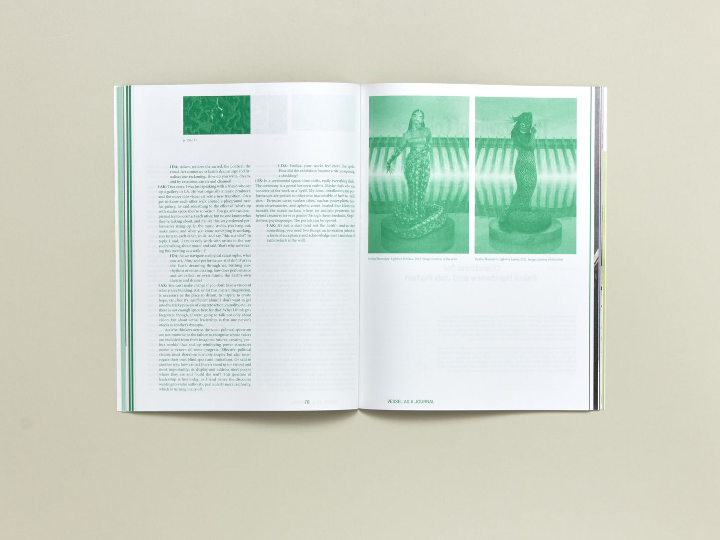 As a Journal Issue 9: Vessel