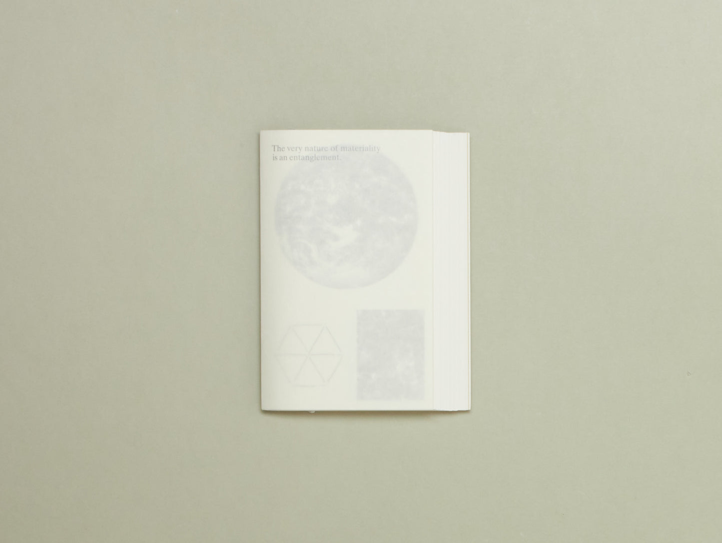 The Very Nature of Materiality is an Entanglement