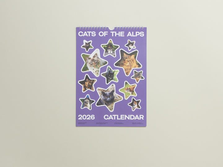Poney & Phyllis Ma, Cats of the Alps: 2026 Catlendar