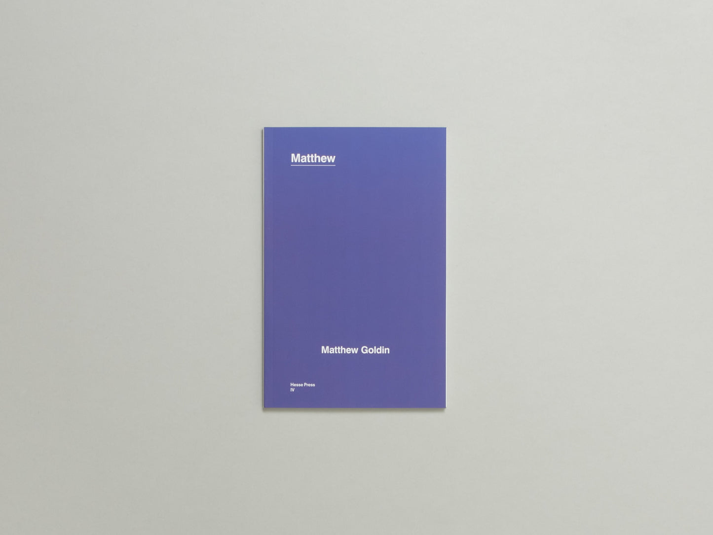 Matthew Goldin, Matthew