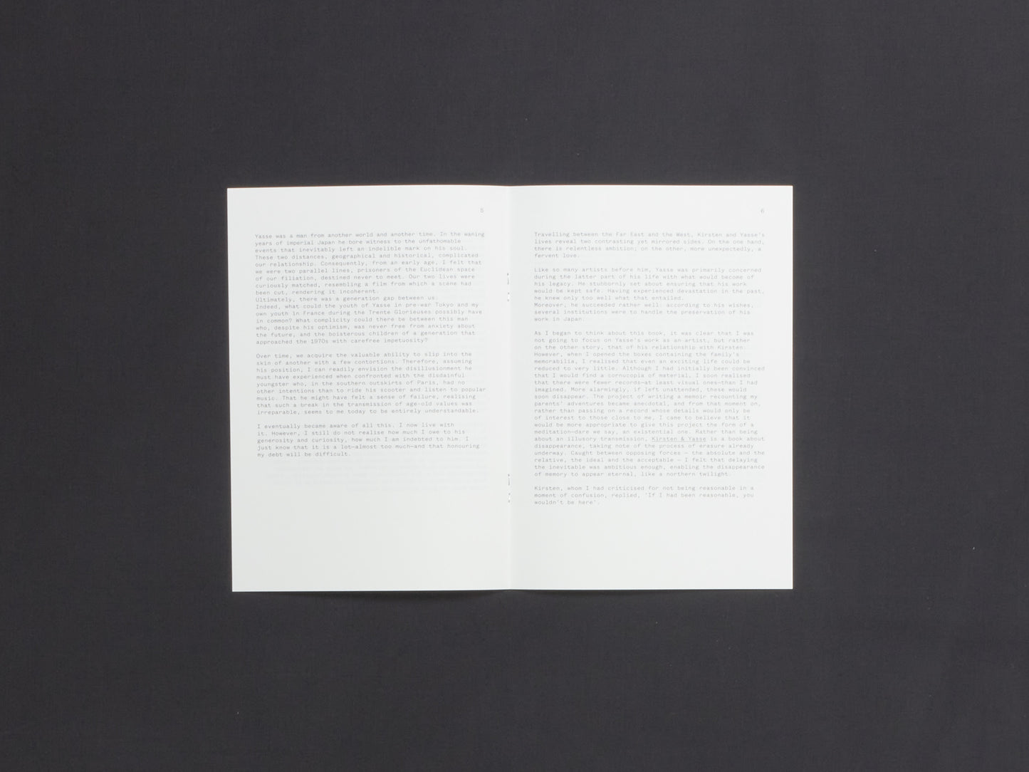 Eric Tabuchi, Kirsten & Yasse