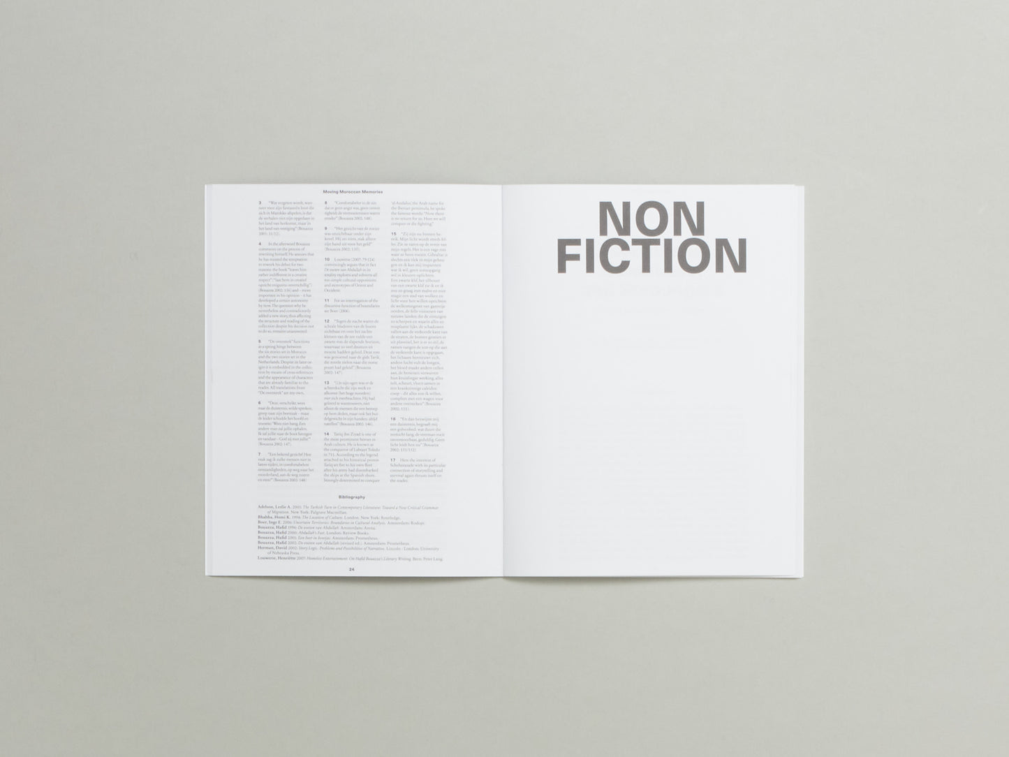 Bruno Zhu, Fiction Non Fiction Cahier 1