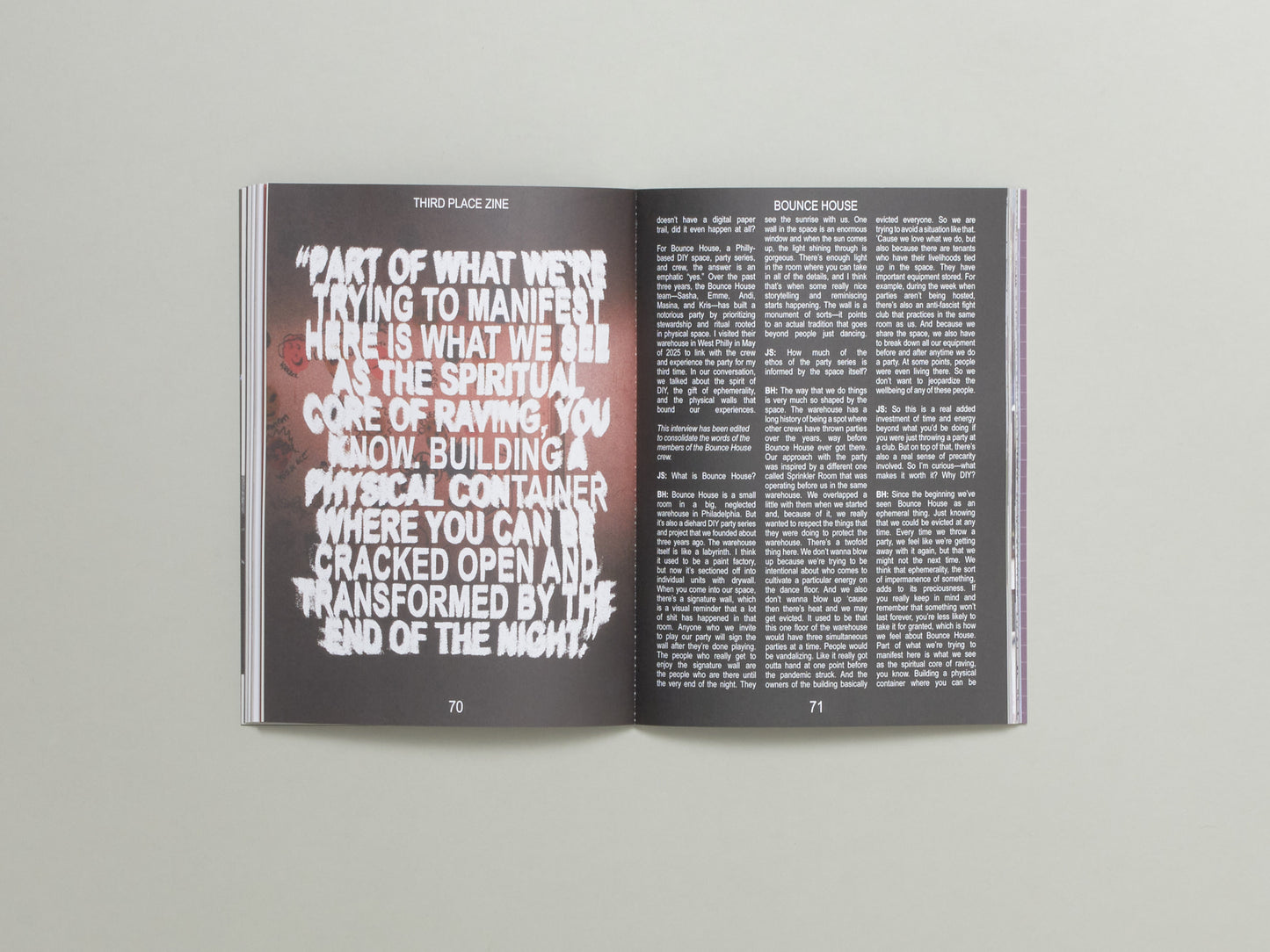 Third Place Zine: Issue 02 Movement Building