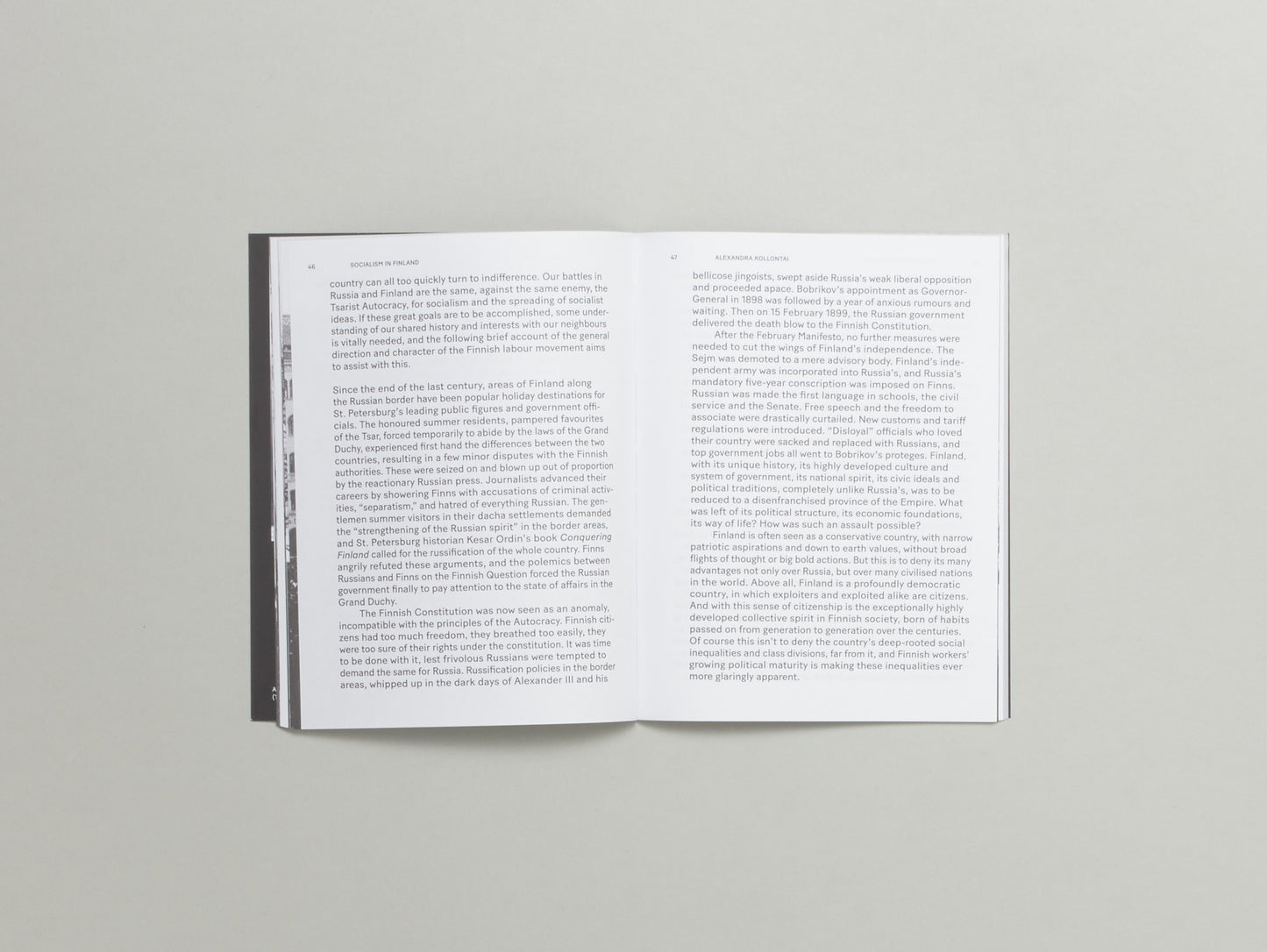 Alexandra Kollontai, Finland and Socialism