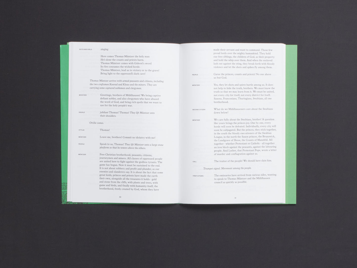 Thomas Müntzer. Play + Commentaries (in two vols)