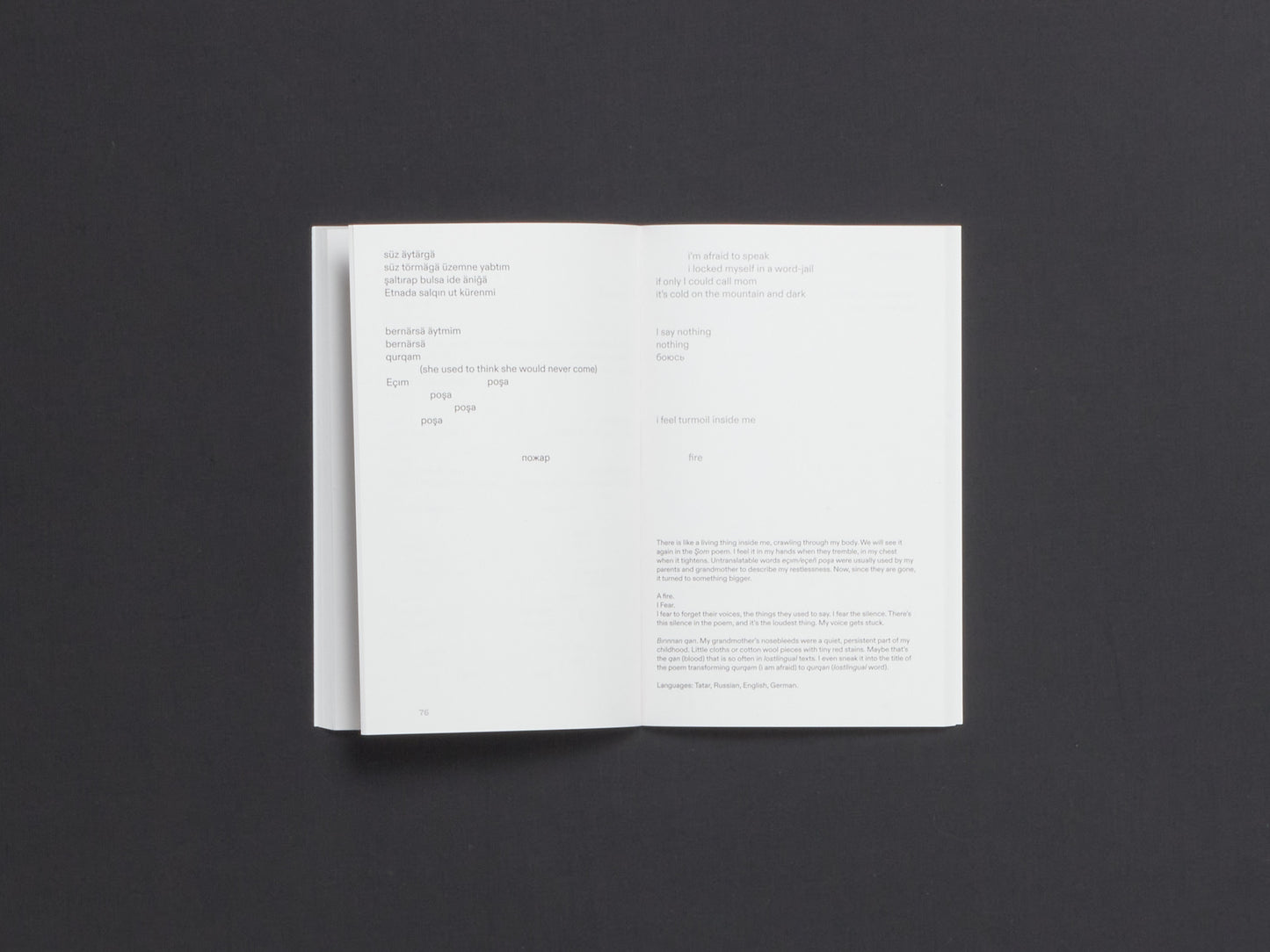 Dinara Rasuleva, Lostlingual