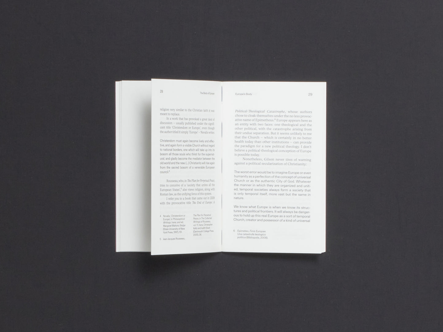 Giorgio Agamben, The Body of Europe