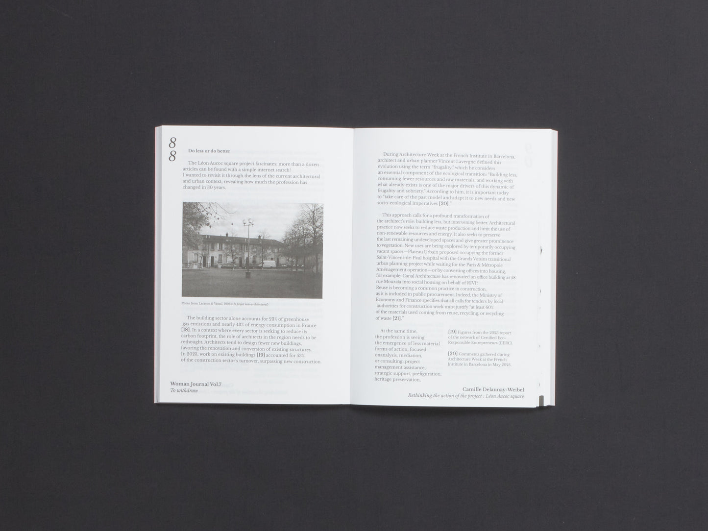 Woman Journal Vol. 7: To Withdraw