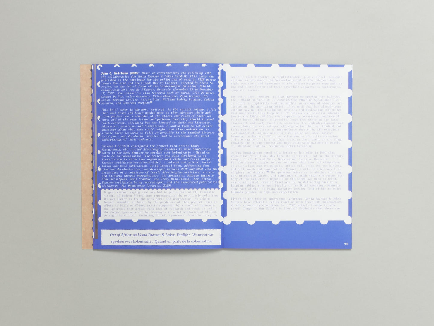 John C. Welchman, Homing In, Sharing Knowledge: Notes and essays on HISK laureates, 2016-23
