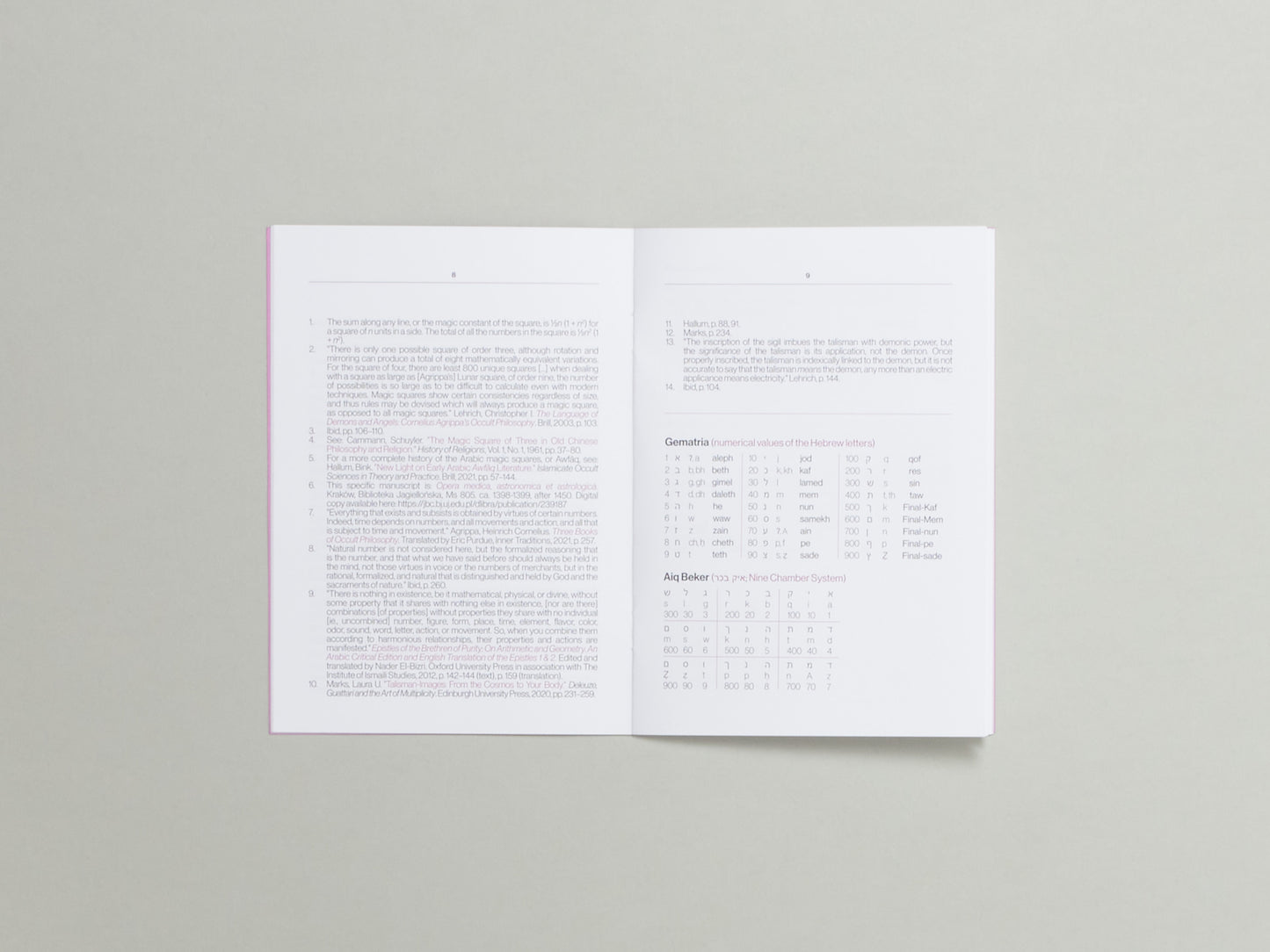 MAGIC SQUARES: Some Notes on the Tables of Agrippa