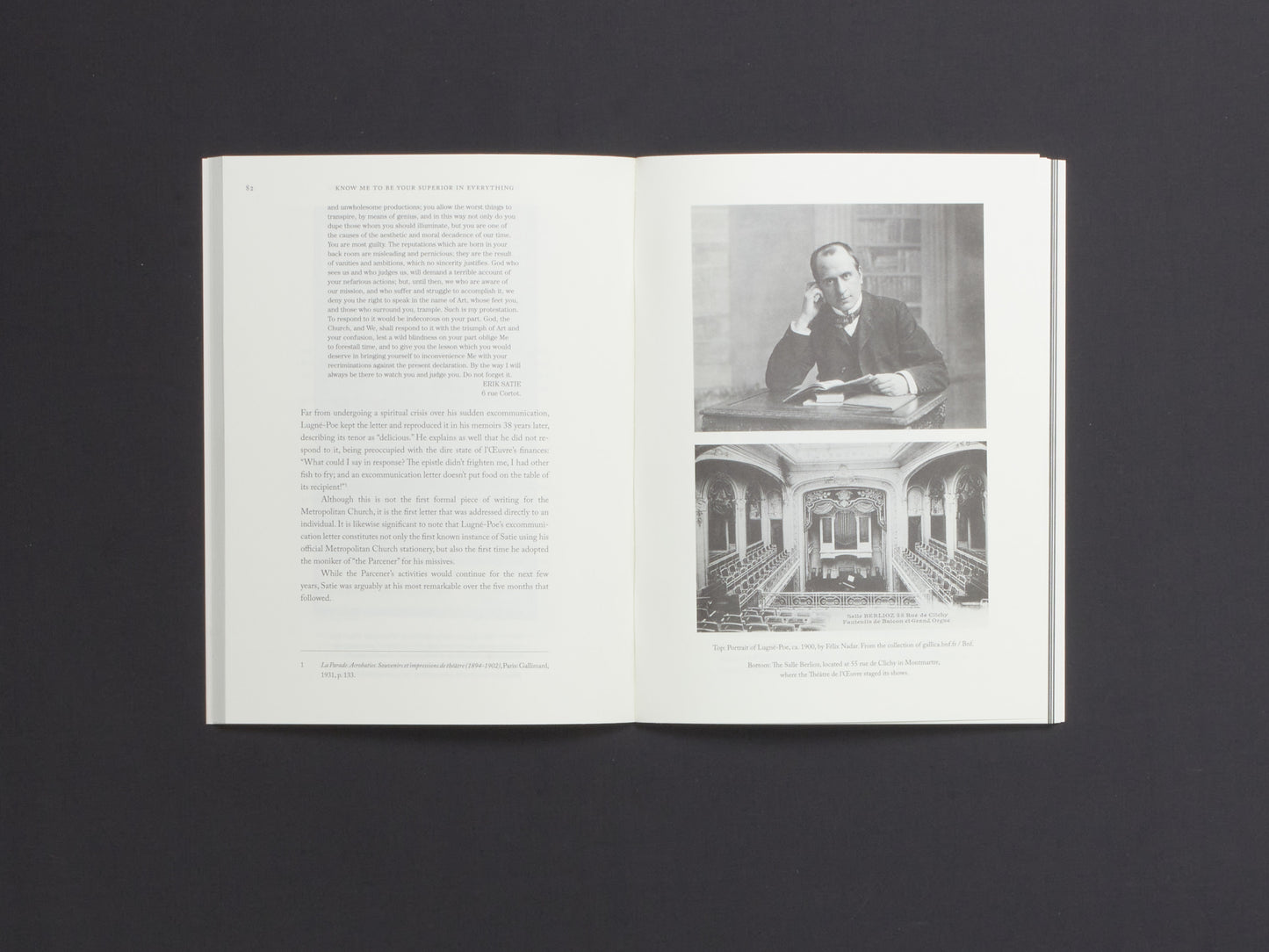 Sam Kunkel, Know Me To Be Your Superior in Everything—Erik Satie & the Metropolitan Church of Art of Jesus the Conductor (Copy)
