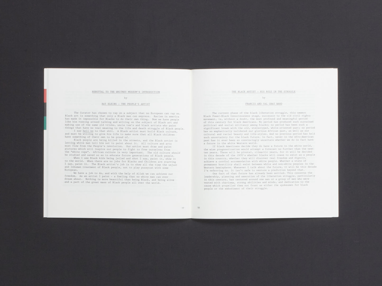 Tom Lloyd, (Ed.), Black Art Notes