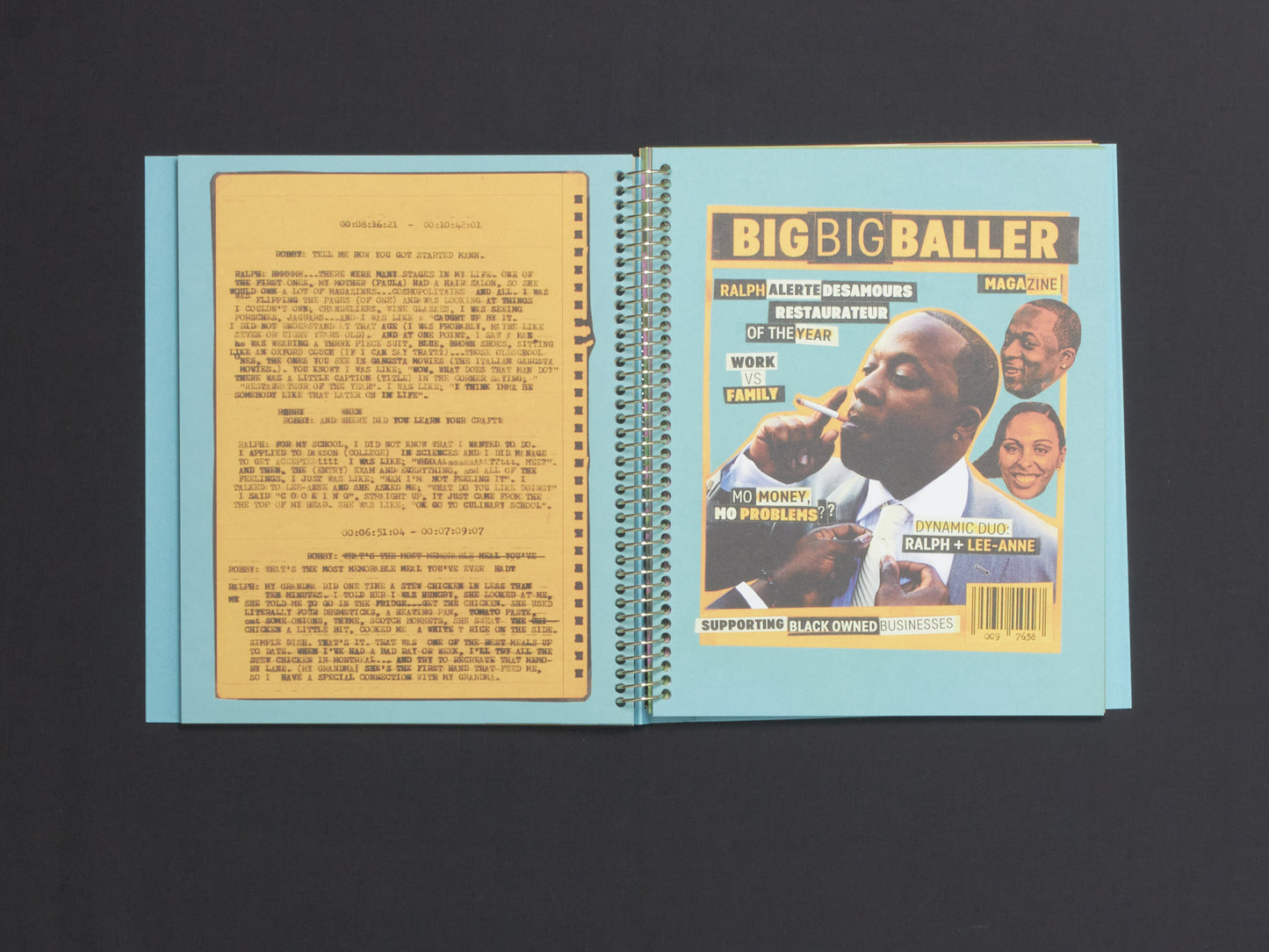 Robby Reis, Not A Cookbook