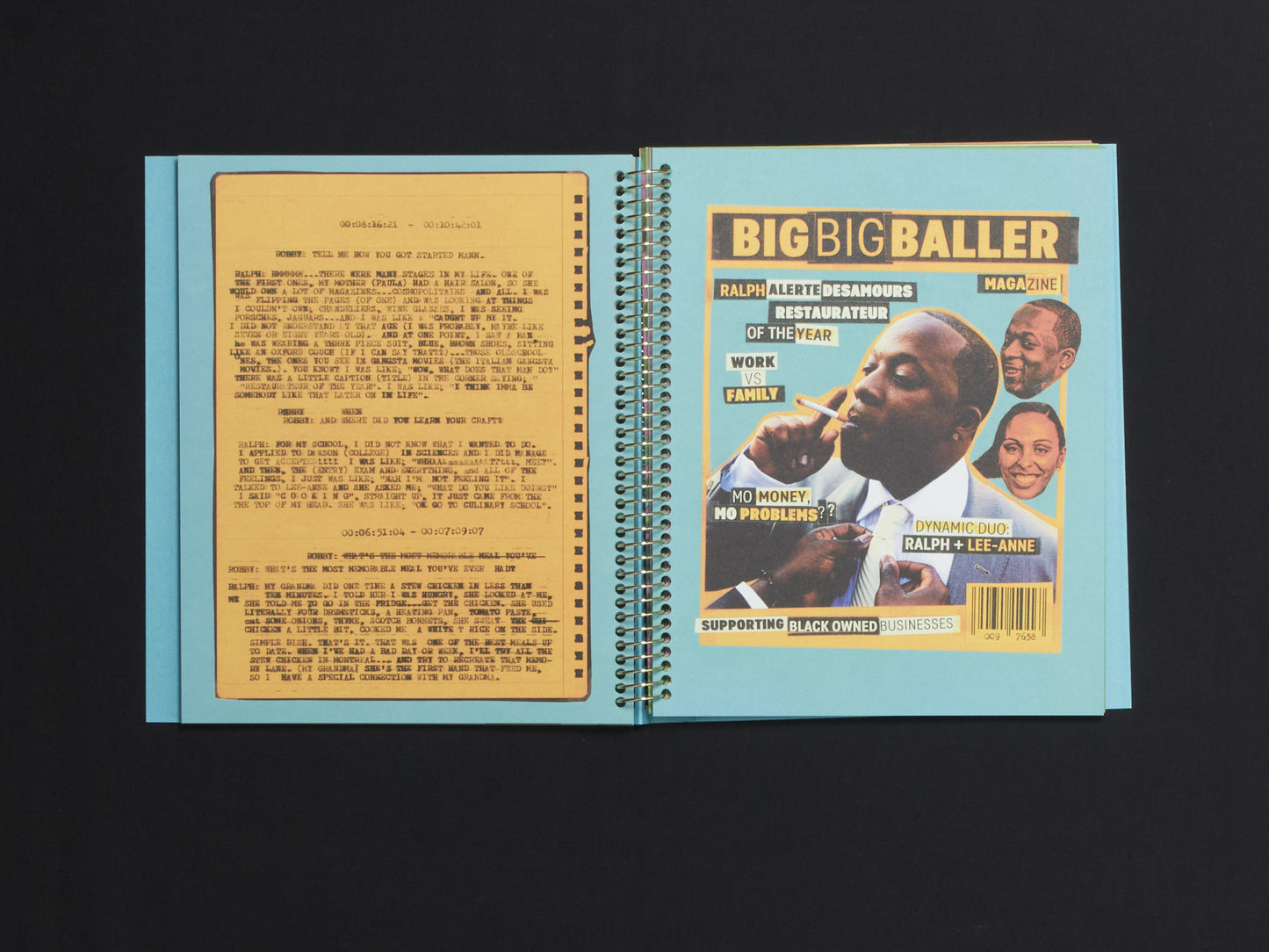 Robby Reis, Not A Cookbook