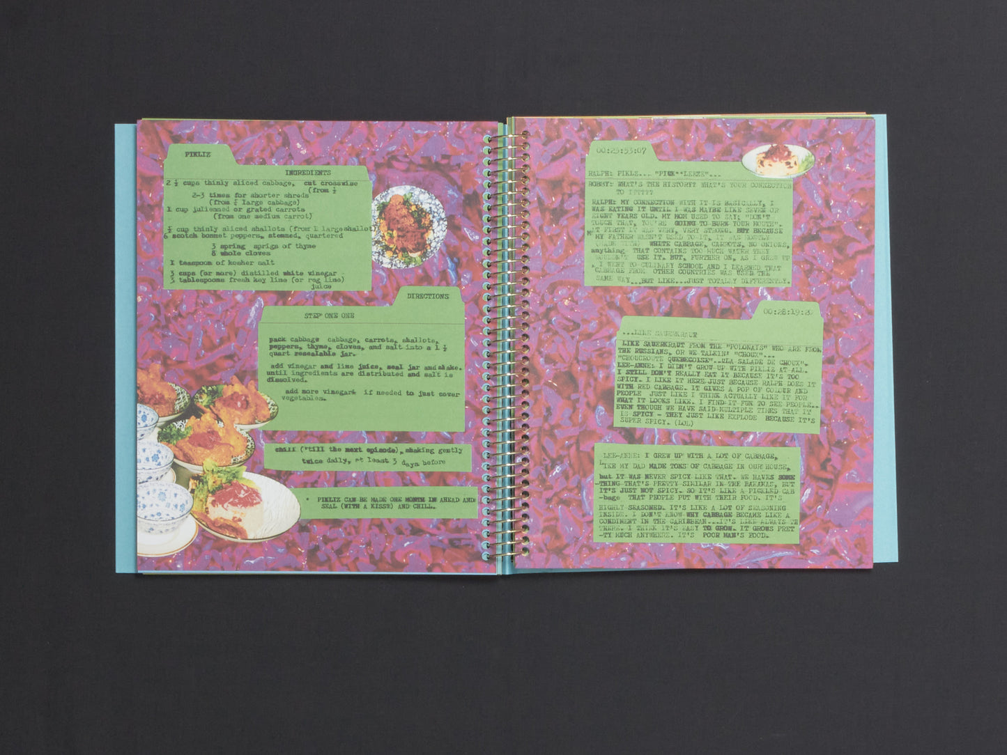 Robby Reis, Not A Cookbook