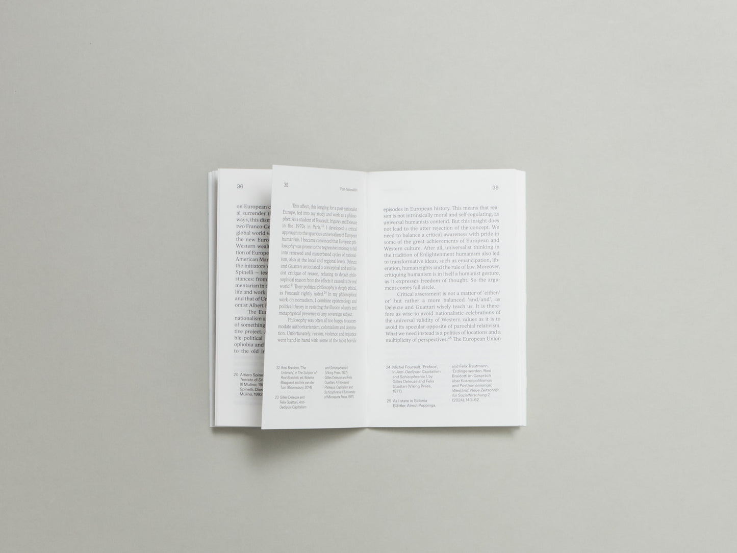 Rosi Braidotti, Post-Nationalism