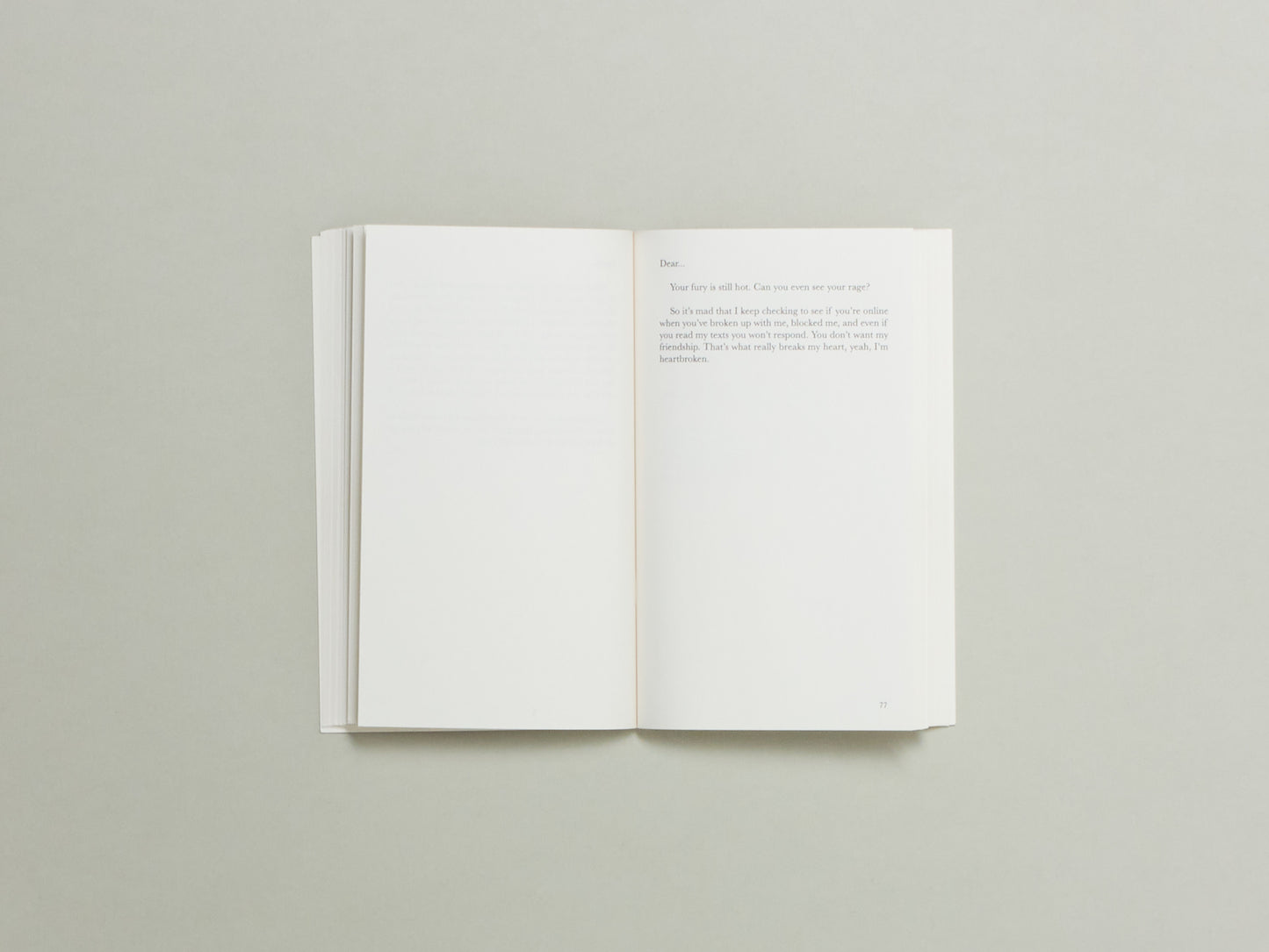 Ruth Novaczek, Wrongness