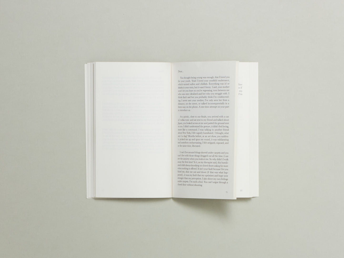 Ruth Novaczek, Wrongness