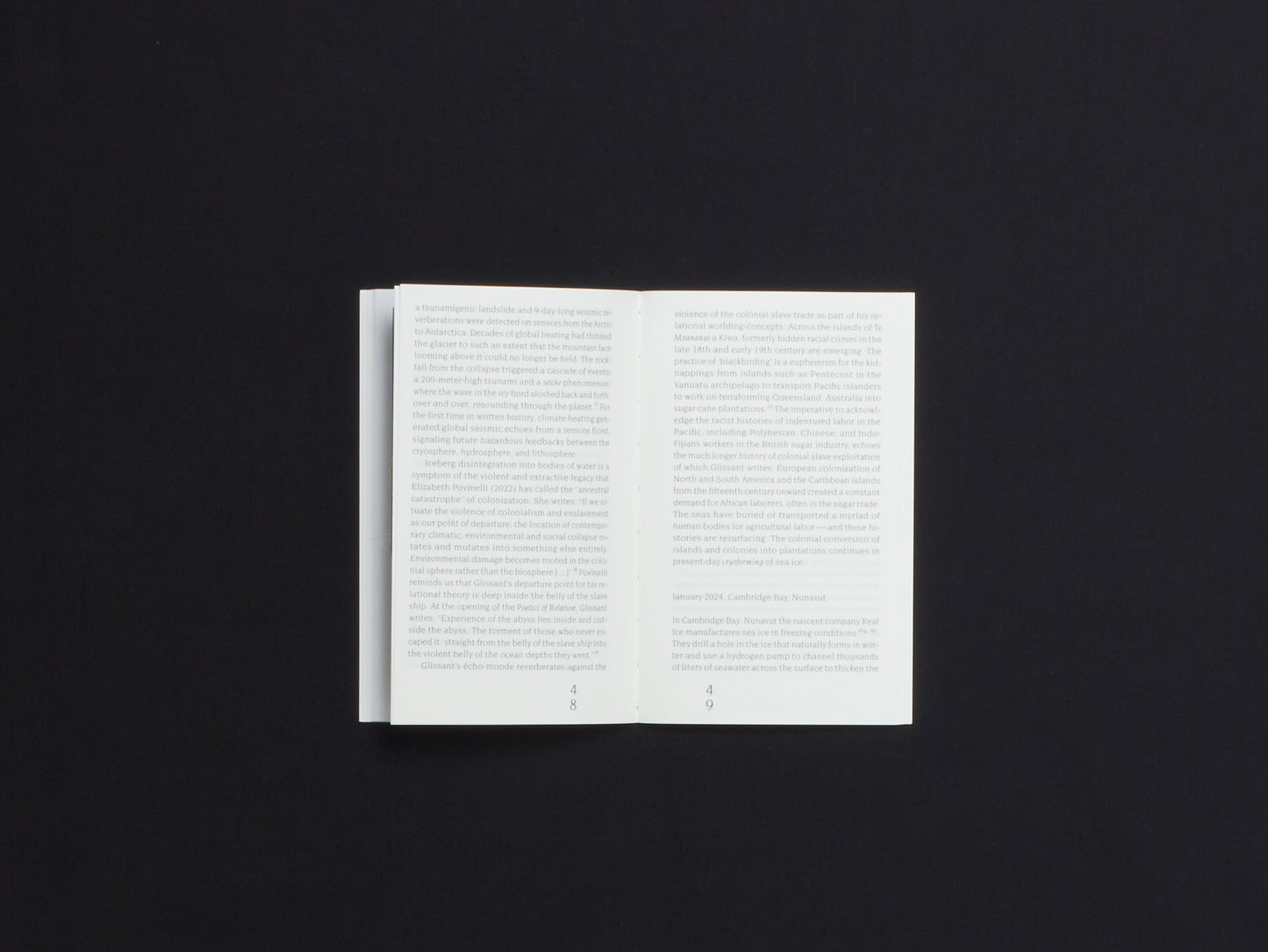 Mediterranean Icebergs: Invisible Connections Underwater