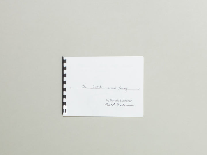 Beverly Buchanan, The Artist – A Visual Journey