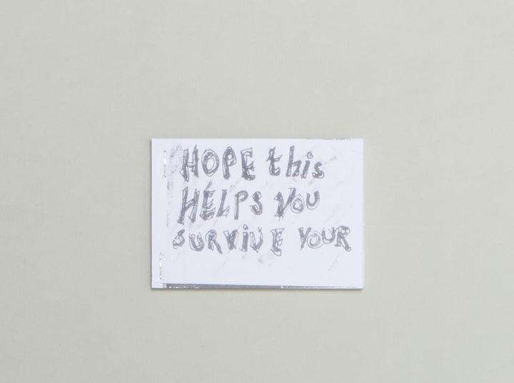 Beverly Buchanan, Hope This Helps You Survive Your Gallery Visit