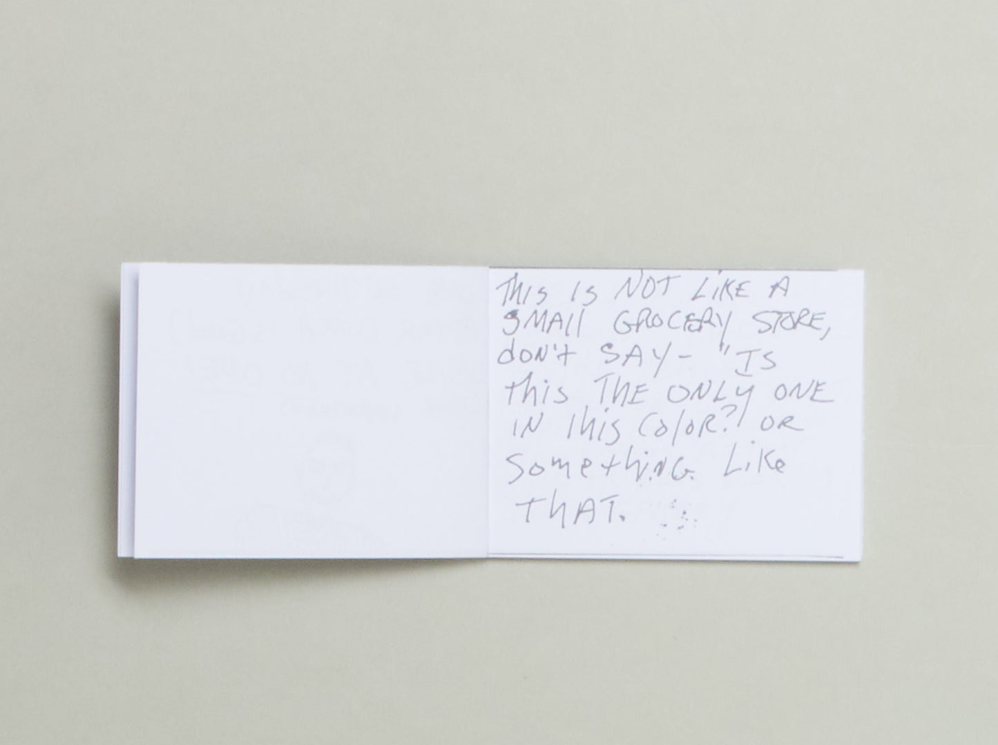 Beverly Buchanan, Hope This Helps You Survive Your Gallery Visit