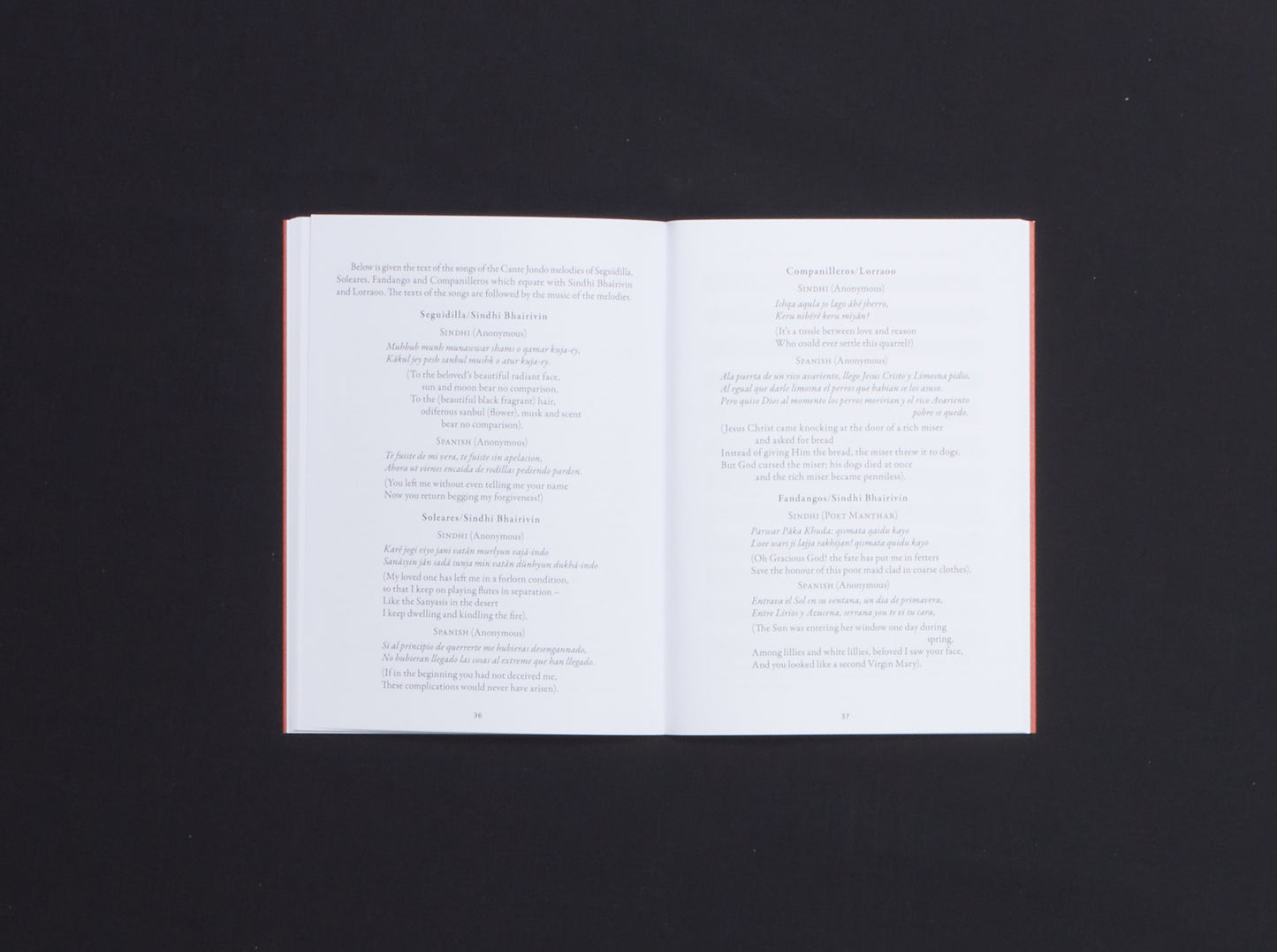 Spanish Cante Jondo and Its Origin in Sindhi Music