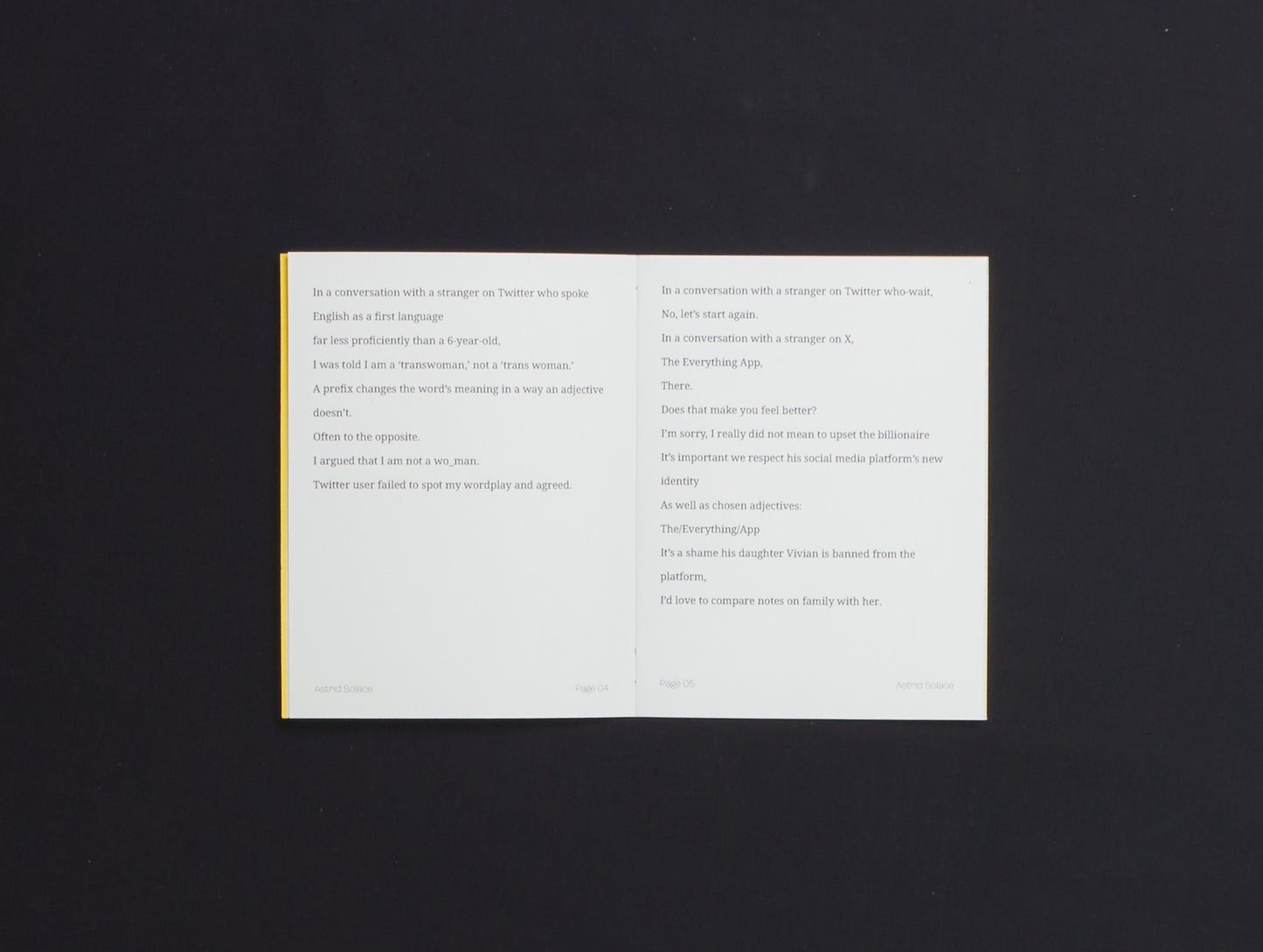 Hi-Vis: A Trans+ Art Zine